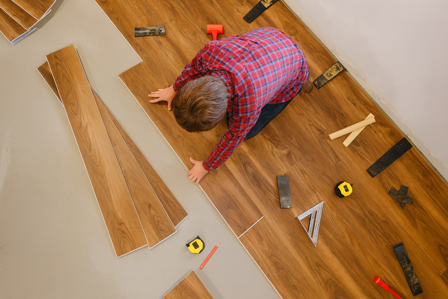 DYI Hybrid Flooring - A Step by Step Guide