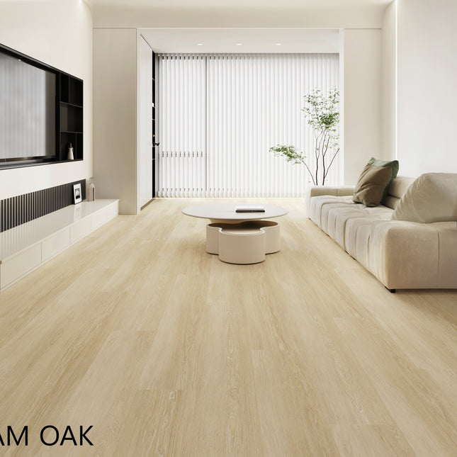 Lennus 8mm Hybrid Flooring - Cream Oak (1.79 sqm)