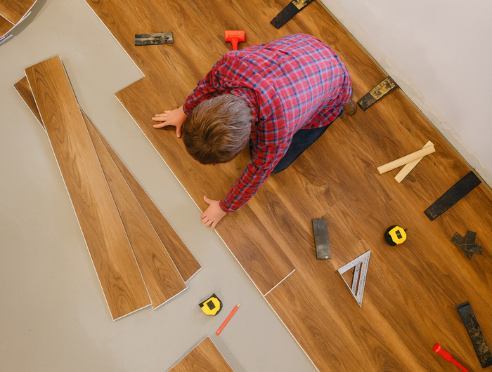 <h2>DYI HYBRID FLOORING - A STEP BY STEP GUIDE</h2>