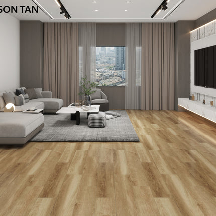 Lennus 8mm Hybrid Flooring - Maison Tan (1.79 sqm)