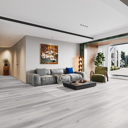 Lennus 7mm Hybrid Flooring - Silver Pearl (2.23 sqm)
