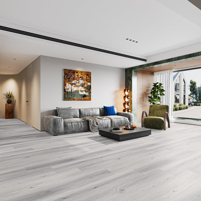 Lennus 7mm Hybrid Flooring - Silver Pearl (2.23 sqm)